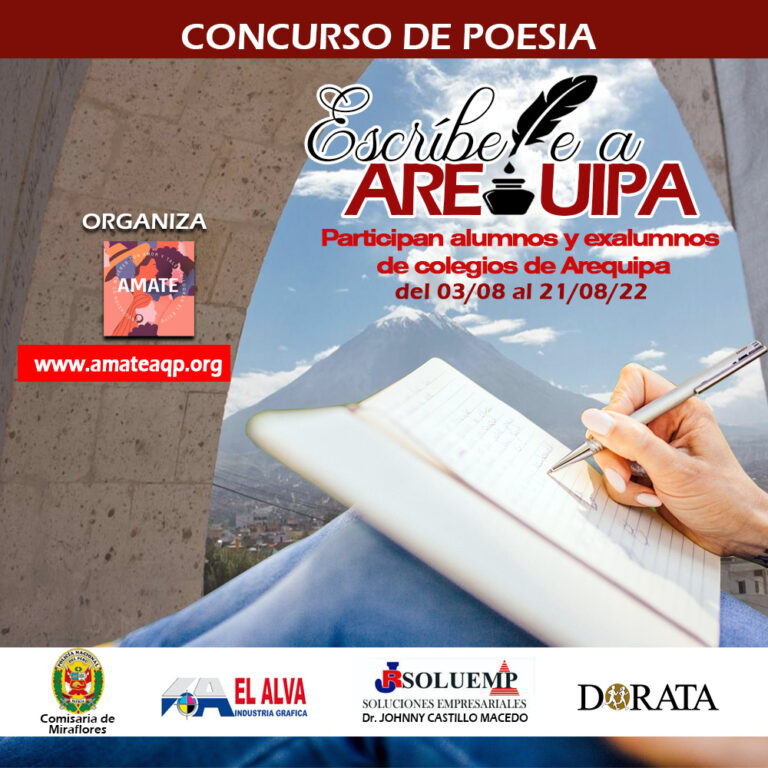 Concurso de poesía “Escríbele a Arequipa”